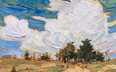 Sunny Days: 6×8 oil on panel