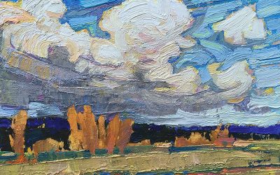 Spring Approaches: 6×8 oil on panel